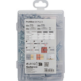 fischer Profi-Box Spreizdübel SX Plus + Schraube  hellgrau, 160-teilig, mit Schrauben