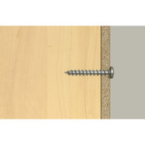 fischer Spanplattenschraube PowerFast II 4,5x35 Halbrundkopf TX 200 Stück, mit Vollgewinde, Edelstahl A2