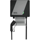 AEG Wallbox WB 22 PRO, 22 kW, mit FI-Schutzschalter schwarz/grau, inkl. Kabelhalterung