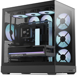 APNX V2-F-BK-v1, Tower-Gehäuse schwarz, Tempered Glass x 3