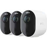 Arlo Ultra 2, Überwachungskamera weiß/schwarz, 4K, WLAN, 3 Kameras, 1x Basistation