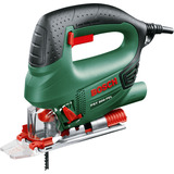 Bosch Heimwerken & Garten Stichsäge PST 8000 PEL grün/schwarz, Koffer, 5-teiliges Sägeblatt - Set, 530 Watt