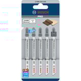 Bosch PRO Hardwood clean Stichsägeblatt T 101 BRF, 100mm 5 Stück