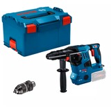 Bosch Professional Akku-Bohrhammer GBH 18V-28 CF Professional solo, 18Volt blau/schwarz, ohne Akku und Ladegerät, Bluetooth, in L-BOXX