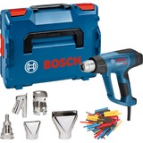 Bosch Professional Heißluftgebläse GHG 23-66 Professional + 5-teilges Zubehör blau/schwarz, 2.300 Watt, L-BOXX