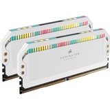 Corsair DIMM 32 GB DDR5-5600 (2x 16 GB) Dual-Kit, Arbeitsspeicher weiß, CMT32GX5M2B5600C36W, Dominator Platinum RGB, INTEL XMP