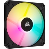 Corsair iCUE AF120 RGB Slim, Gehäuselüfter schwarz, 2er Pack, inkl. Controller
