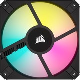Corsair iCUE AF120 RGB Slim, Gehäuselüfter schwarz, 2er Pack, inkl. Controller