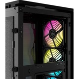 Corsair iCUE AF120 RGB Slim, Gehäuselüfter schwarz, 2er Pack, inkl. Controller
