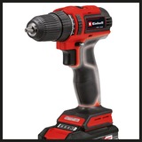 EINHELL Akku-Bohrschrauber TE-CD 18/40 Li BL, 18Volt rot/schwarz, 2x Li-Ion-Akku 2,0Ah, im Koffer