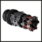 EINHELL Power X-Change Akku-Bohrschrauber TE-CD 18/40 Li BL, 18Volt rot/schwarz, 2x Li-Ion-Akku 2,0Ah, im Koffer