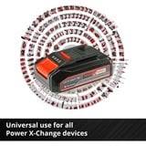 EINHELL Power-X-Change Starter-Kit, 18Volt 2,5Ah, Set schwarz/rot, Akku + Ladegerät