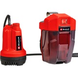 Einhell Akku-Klarwasserpumpe GE-SP 18 Li-Solo, Tauch- / Druckpumpe rot/schwarz, ohne Akku und Ladegerät