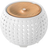 HoMedics Ellia Gather Ultraschall-Diffusor für ätherische Öle, Luftbefeuchter weiß/holz