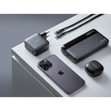 Intenso Power Adapter W140A3C GaN + C520C Kabel, Ladegerät schwarz, 140Watt