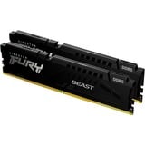 Kingston FURY DIMM 32 GB DDR5-6800 (2x 16 GB) Dual-Kit, Arbeitsspeicher schwarz, KF568C34BBK2-32, FURY Beast, INTEL XMP