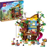 LEGO 41703 Friends Freundschaftsbaumhaus, Konstruktionsspielzeug mit Minipuppen von Mia und River, Natur-Lernspielzeug für Kinder ab 8 Jahren, Spielzeughaus Heartlake City