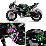 LEGO 42170 Technic Kawasaki Ninja H2R Motorrad, Konstruktionsspielzeug 