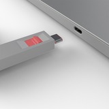 Lindy USB Typ C Port Schlüssel mit 4 Schlössern, Schloss Code Pink