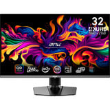 MSI MPG 321URXDE QD-OLED, Gaming-Monitor 80 cm (31.5 Zoll), schwarz, UltraHD/4K, QD-OLED, Adaptive-Sync, USB-C, 240Hz Panel