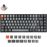 Keychron K2 Version 2, Gaming-Tastatur schwarz/grau, DE-Layout, Gateron Brown
