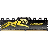 Apacer DIMM 8 GB DDR4-3200, Arbeitsspeicher schwarz/gold, AH4U08G32C28Y7GAA-1, Panther, XMP, Bulk