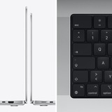 Apple MacBook Pro (16") 2021 CTO, Notebook silber, M1 Max 32-Core GPU, macOS Monterey, Deutsch, 120 Hz Display, 1 TB SSD