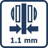 Bosch Akku-Kettensäge GKE 18V-40 Professional solo, 18Volt blau, ohne Akku und Ladegerät