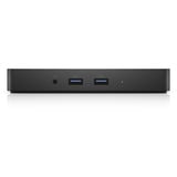 Dell WD15 USB-C Dock Generalüberholt, Dockingstation schwarz, HDMI, VGA, Mini DisplayPort