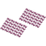 Digitus Farbclips für Patchkabel - Gemischt (je 20 Stück), Kabelclip mehrfarbig, 100 Stück