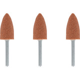Dremel Korund-Schleifspitze 9,5 mm (952), Schleifstift 3 Stück, Schaft Ø 3,2mm