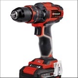 EINHELL Power X-Change Akku-Schlagbohrschrauber TE-CD 18/40 Li-i +64, 18Volt rot/schwarz, 2x Li-Ion-Akku 2,0Ah, 64-teiliges Zubehör