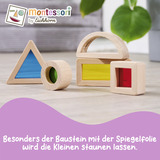 Eichhorn Montessori Fensterbausteine, Konstruktionsspielzeug 