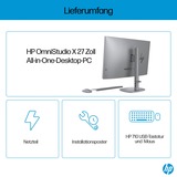 HP OmniStudio X All-in-One 27-cs0075ng, PC-System silber, Windows 11 Home 64-Bit