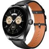 Huawei Watch Buds (Saga-B19T), Smartwatch schwarz, schwarzes Lederamband, inkl. Kopfhörer