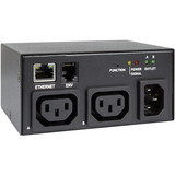 Inter-Tech Steckdosenleiste PDU ST-1021, 2-fach, 10A schwarz, per Fernzugang via Webinterface schaltbar