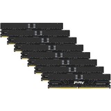 Kingston FURY DIMM 128 GB DDR5-6000 (8x 16 GB) Octa-Kit ECC, Arbeitsspeicher schwarz, KF560R32RBEK8-128, Renegade Pro, Registred, INTEL XMP, AMD EXPO