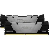 Kingston FURY DIMM 64 GB DDR4-3200 (2x 32 GB) Dual-Kit, Arbeitsspeicher schwarz/silber, KF432C16RB2K2/64, FURY Renegade Black XMP, INTEL XMP