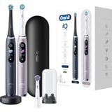  Oral-B iO Series 9, Elektrische Zahnbürste schwarz/rosé, Black Onyx/Rose Quartz mit 2. Handstück