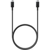 SAMSUNG USB 2.0 Kabel, USB-C Stecker > USB-C Stecker schwarz, 1 Meter, PD, Laden mit bis zu 100 Watt