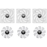Thermaltake SWAFAN EX14 RGB PC Cooling Fan White TT Premium Edition, Gehäuselüfter weiß, 3er Pack, inkl. Controller