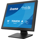iiyama ProLite T1931SR-B2S, LED-Monitor 48 cm (19 Zoll), schwarz (matt), SXGA, IPS, Touchscreen, HDMI, DP, VGA