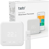 tado° Smartes Thermostat V3+ Starter Kit (Verkabelt), Set weiß, Für Heizthermen und Fußbodenheizungen