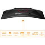 AOC AGON CU34G4CA, Gaming-Monitor 86.4 cm (34 Zoll), schwarz, WQHD, Fast-VA, Curved, USB-Hub, KVM, 180Hz Panel