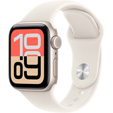 Apple Watch SE 3, Smartwatch silber, Aluminium, 40 mm, Sportarmband polarstern M/L, Cellular