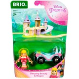 BRIO Disney Princess Dornröschen mit Waggon, Spielfahrzeug