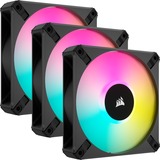 Corsair iCUE AF120 RGB ELITE 120-mm-PWM, Gehäuselüfter schwarz, 3er Pack, inkl. Controller