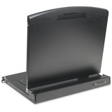 Digitus Modulare HD LCD KVM Konsole mit 19" TFT 16 Port HDMI, KVM-Switch schwarz, deutsches Tastaturlayout, 16 Port HDMI KVM-Switch, Touchpad