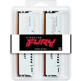 Kingston FURY DIMM 32 GB DDR5-6400 (2x 16 GB) Dual-Kit, Arbeitsspeicher weiß, KF564C32BWK2-32, FURY Beast, INTEL XMP