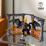 LEGO 10367 Icons Der Herr der Ringe: Balrog Bücherstütze, Konstruktionsspielzeug 